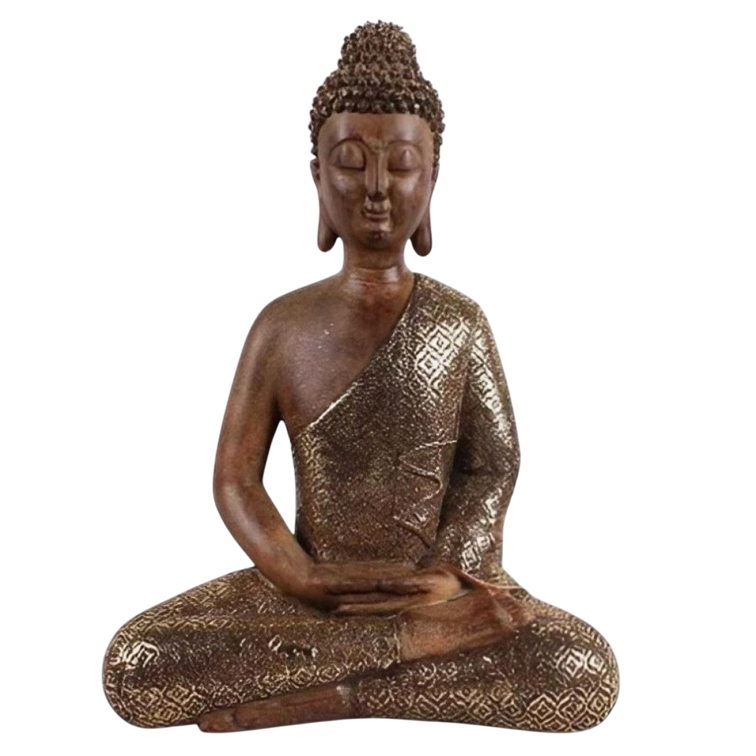36.5cm Resin Sitting Buddha