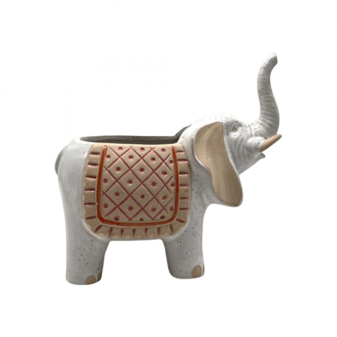 23cm Ceramic Elephant Pot