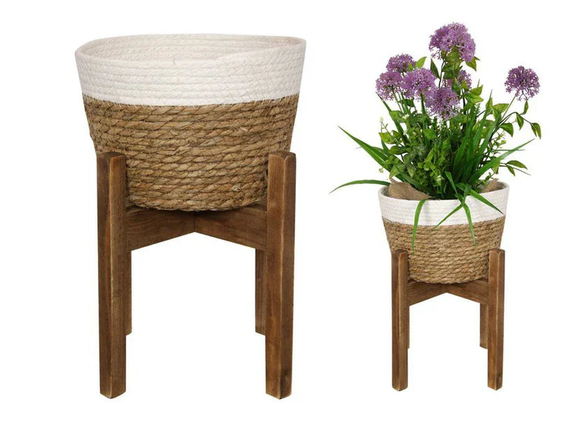 35cm Planter Basket On Stand