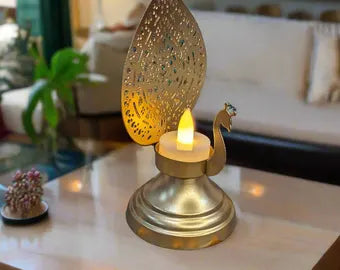 Peacock Tealight Holder Diwali