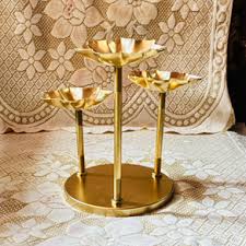 Lotus Diya Stand