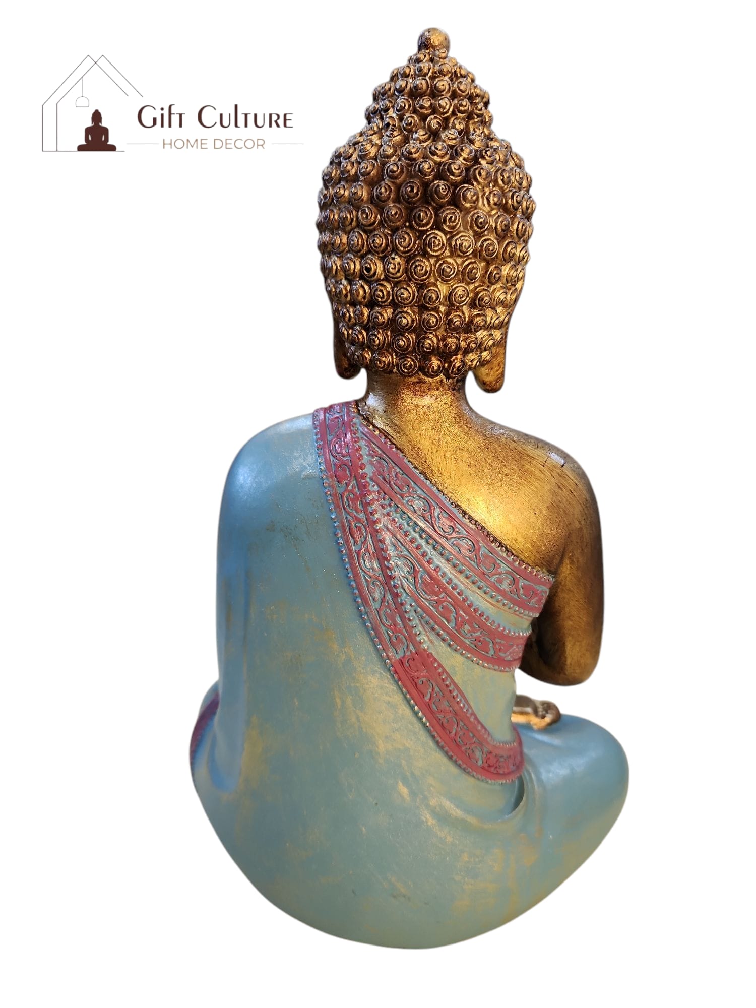 31.7cm Resin Sitting Buddha